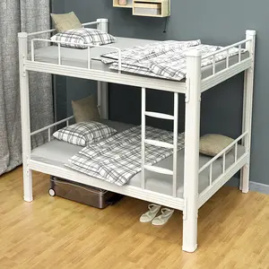Bunk Bed Hostel Double Bunk Adult Loft Lit Superposer Lits Enfant Superpose