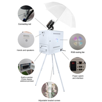 Photomaton avec écran tactile 21,5 pouces, imprimante intégrée, logiciel gratuit, hauteur réglable, pour entrepôts d'outre-mer (Royaume-Uni/États-Unis/Canada/UE)
