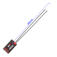 Récepteur RadioMaster ER6 24GHz ExpressLRS PWM 6 canaux ELRS double antenne RX avec télémétrie de tension pour avion RC, voiture à aile fixe