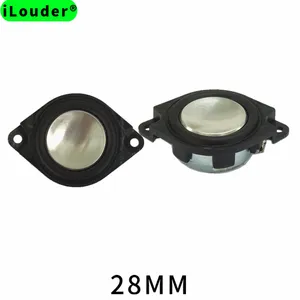 ILouder Speaker Klakson 1 Inci, Jangkauan Penuh 2W 4 Ohm Mini 28Mm 8 Ohm dengan Telinga