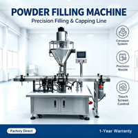 Machine de remplissage de poudre semi-automatique JIANFENG pour bouteilles, sacs, lait, cosmétiques, produits chimiques, avec système de pesage et de dosage par vis sans fin