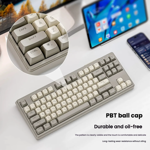 Ruso inalámbrico Bluetooth modo dual sensación mecánica teclado ruso juego mudo teclas rusas teclado de oficina - Product Image 6