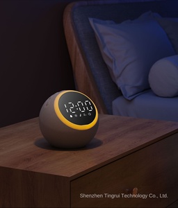 25 âm thanh nhẹ nhàng loa đồng hồ báo thức với ánh sáng ban đêm thông minh âm thanh sức khỏe máy tiếng ồn trắng máy Dimmable phòng ngủ - Product Image 2