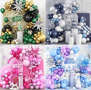 Kit de guirnalda de <span class=keywords><strong>globos</strong></span> de princesa congelada, <span class=keywords><strong>globos</strong></span> de látex PastelColor, arco de fondo para niñas, <span class=keywords><strong>fiesta</strong></span> de cumpleaños, decoraciones del Reino del Hielo - Product Image 2