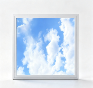 Panel de Luz LED 600*600 300X1200, Panel de Luz con Diseño de Cielo y Nubes para Techo, Simulación de Claraboya para Espacios de 2x2 pies - Product Image 3