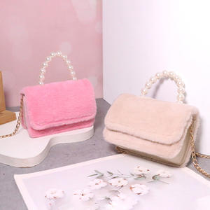 Nouveau <span class=keywords><strong>sac</strong></span> bandoulière pour petite fille, automne-hiver, princesse, en peluche fine, ultra-léger, respirant, isolant thermique, antibactérien, pour l'école primaire - Product Image 2