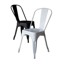 Chaises en fer bon marché et durables vente directe d'usine chaises en fer pour hôtel formation mariage extérieur