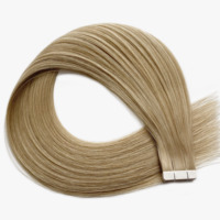 Extensions de cheveux à bandes adhésives 2,5g/pc, 100% cheveux vierges Remy, qualité supérieure, double épaisseur, livraison rapide – Ventes flash usine