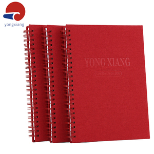 Tạp Chí Cuốn Sách In Ấn Vải Bìa Đôi Xoắn Ốc Tạp Chí Máy Tính Xách Tay Với Tùy Chỉnh Vàng Dập Nhiệt Ép In Ấn - Product Image 3