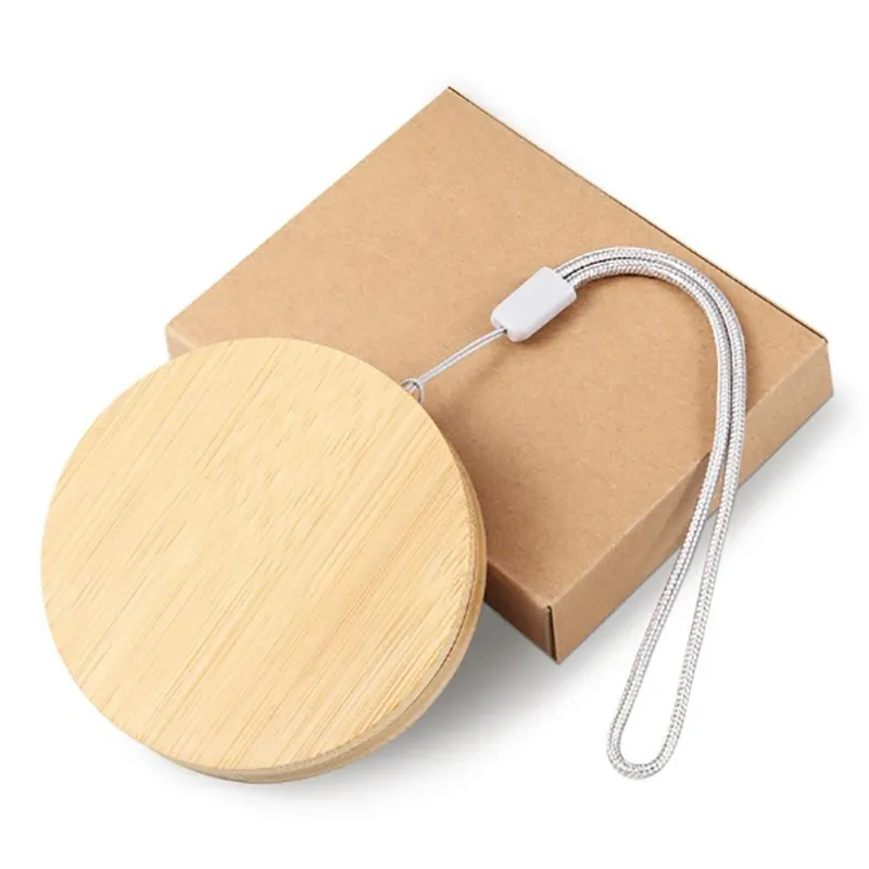 กล่องเก็บของซิลิโคนทำจากไม้ไผ่60W ชนิดชาร์จ USB แบบพกพาได้6อิน1