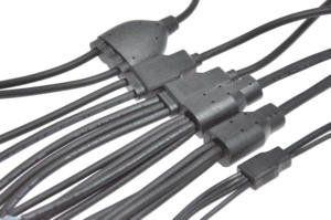 Özelleştirilmiş Y kablosu su geçirmez konnektör 1 2/3/4 Out tel tesisat kablosu konektörü Y şekilli distribütörü Led konektörü - Product Image 6