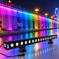 Projecteur mural LED haute luminosité 72W RGBW DMX512 IP65 étanche pour façade de bâtiment