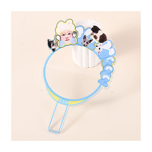Miroir à main en acrylique Jieting personnalisé avec motif chat/chien pour selfie, accessoire photo, cadeau personnel - Product Image 4