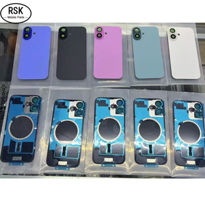 Scocca Posteriore di Ricambio <span class=keywords><strong>per</strong></span> <span class=keywords><strong>iPhone</strong></span> 16 Plus 16Pro Max 16PM <span class=keywords><strong>con</strong></span> Foro Grande <span class=keywords><strong>per</strong></span> Fotocamera, Copertura in Vetro <span class=keywords><strong>per</strong></span> <span class=keywords><strong>Batteria</strong></span>, Unibody - Product Image 4