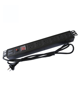 Gabinete de Red de Aleación de Aluminio de 19 Pulgadas 1U 1.5U, PDU de 8 y 12 Vías, Estilo Italiano - Product Image 5