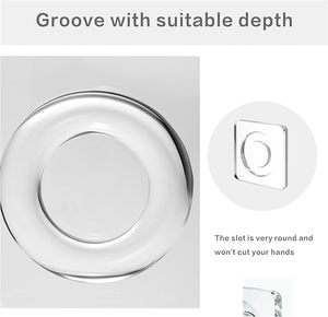 ถาดตั้งโชว์เครื่องประดับอะคริลิคใสพร้อมพื้นผิวขัดแบบคงที่มีร่องสำหรับร้านค้าปลีก - Product Image 5