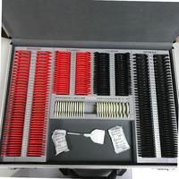 Ensemble de lentilles d'essai en plastique de qualité supérieure avec instruments optiques en aluminium ou en cuir