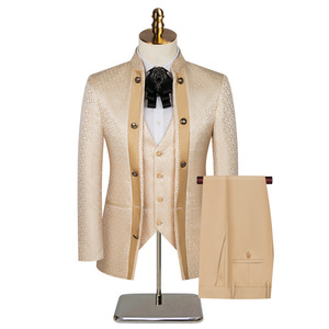<span class=keywords><strong>Trajes</strong></span> <span class=keywords><strong>de</strong></span> Hombre <span class=keywords><strong>de</strong></span> Lujo <span class=keywords><strong>de</strong></span> Talla Grande Estilo Chino, Traje <span class=keywords><strong>de</strong></span> Novio <span class=keywords><strong>de</strong></span> 3 Piezas, <span class=keywords><strong>Trajes</strong></span> <span class=keywords><strong>de</strong></span> Negocios <span class=keywords><strong>para</strong></span> Hombre, <span class=keywords><strong>Trajes</strong></span> <span class=keywords><strong>de</strong></span> Diseñador <span class=keywords><strong>para</strong></span> Novio - Product Image 1