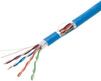 Kabel LAN UTP Cat 5e Cat.305m Merk Brand Roll 305 Meter Box Low Smoke