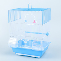 Vente en gros d'usine, cage à oiseaux ronde en fer de haute qualité, luxueuse, pour perroquets et canaris