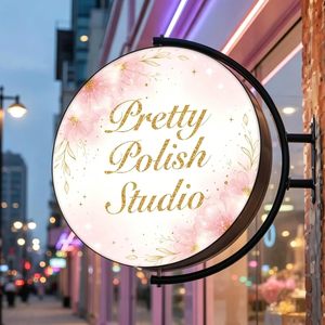 Custom Illuminated Business display Aluminum Frame Led Rotating Advertising <b>Light</b> Box <b>Sign</b> for Outdoor Bar Restaurants - Product Image 1