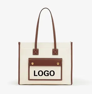 Logotipo personalizado Cor Sólida Impermeável Portátil Ombro Travel Bag Moda Design Bolsas Grandes Tote Bags lady handbag crossbody bag