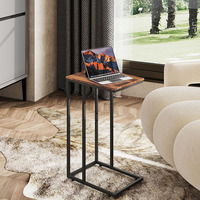 Grande table basse en bois moderne en forme de C pour la maison comme petites tables d'appoint pour le salon ou la chambre à coucher