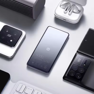 Original mi Ultra Slim 5000mAh Power Bank 22.5W PD Fast <b>Charging</b> Built-in Type-<b>C</b> Cable Pocket Portable External Charger - Product Image 5