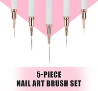 Kuas Nail Art Ultra Tipis untuk Striping, Liner, dan Menggambar Motif Bunga di Kuku (Grosir)