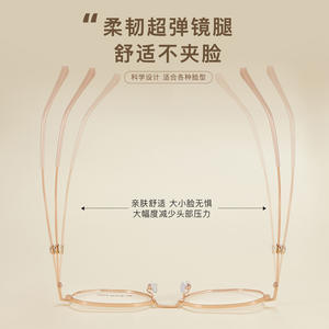 Montures de lunettes Salt Cold Tan Cartoon Lion, monture ronde en métal, verres en résine, design confortable unisexe - Product Image 2