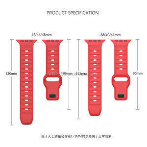 <span class=keywords><strong>Bracelet</strong></span> Ultra 2 Sport pour montre iPhone Fluor Rubber Silicone Air Hole <span class=keywords><strong>Bracelet</strong></span> Band Compatible Series 9 40mm Smart Watches - Product Image 4