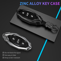 Étui de protection pour clé de voiture de luxe en alliage de zinc de haute qualité pour FAW Bestune T77 T33 T99 2022