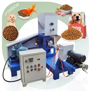 Production Animal Quality Pet Fish Dry Extruder Hen Feed Make Pallet Process Machine Food for Animal