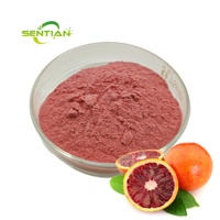 Poudre de jus concentré d'orange sanguine naturelle, poudre d'orange sanguine instantanée