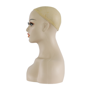 Exhibición de cabeza de Maniquí de peluca afroamericana femenina realista negra <span class=keywords><strong>Glam</strong></span> de plástico de alta calidad con soporte para exhibición de peluca - Product Image 4