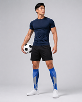 Chaussettes de compression sportives OEM à imprimé dessin animé pour hommes et femmes, favorisent la circulation sanguine des jambes, chaussettes de football athlétiques