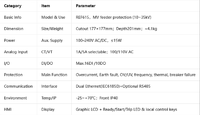 ABBs Rem615 Contrôle de protection des alimentations moyennes tensions Protection des alimentations moyennes tensions IEC 61850 Communication Modbus DNP3 100-240V