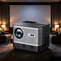 Mini projecteur intelligent portable, système Android, WiFi, Bluetooth, home cinéma, projecteur vidéo compatible 4K