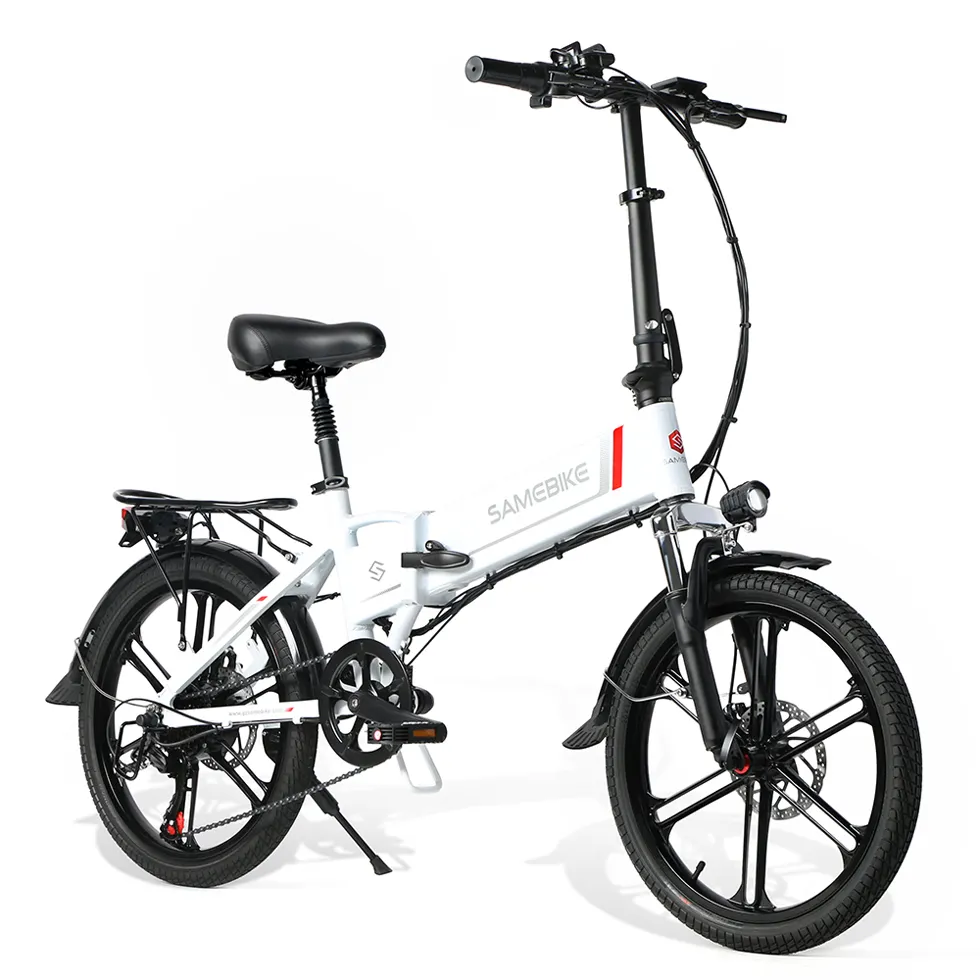 Polonya depo damla nakliye 480W 20 inç E bisiklet Motor yükseltilmiş versiyonu SAMEBIKE 20LVXD30 elektrikli bisiklet ebike