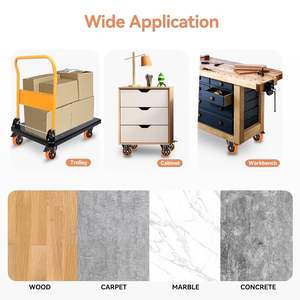 Rueda giratoria de PVC/PU naranja de servicio medio de 4 pulgadas para estantes de taller de carrito Freno de <span class=keywords><strong>polipropileno</strong></span> de acero/giratorio OEM personalizable - Product Image 4