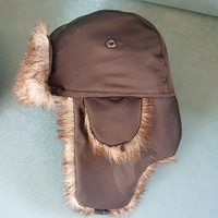 Venta al por mayor personalizado mujeres hombres a prueba de viento cálido ruso nieve aviador trampero Ushanka sombrero con orejeras