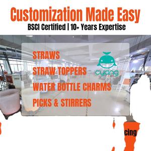 Capuchon de protection personnalisé en silicone pour embout de paille 10 mm, en PVC plastique 3D, motif nœud floral, pour accessoires de tasse Stanley 40 oz, vente en gros - Product Image 4