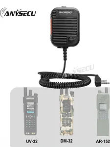 AR-152 Baofeng Tactical Walkie Talkie ลำโพงไมค์เสียงสูง K ไมโครโฟนสำหรับ UV5R UV82 UV-K5 K6 888S วิทยุ L856 - Product Image 3