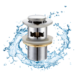 Phong cách mới tắm cống sàn vòi hoa sen nước thải <span class=keywords><strong>drainer</strong></span> Pop Up chất thải Brass lưu vực cống với overflow - Product Image 1