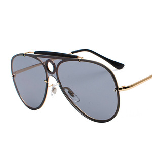 Moda donna Vintage Diamond Cut Ocean Lens occhiali da sole piccoli occhiali da sole rettangolari senza montatura 2022 occhiali da sole River Men Metal <span class=keywords><strong>Age</strong></span> - Product Image 3