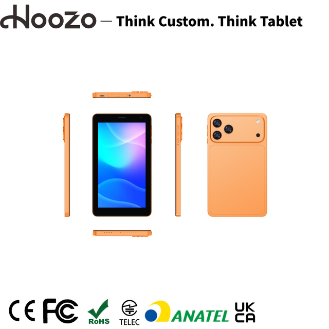7 Inch Orange Android Tablet PC 2GB 16GB MTK 3G WiFi Custom Logo Fashion Tablet for Promotional Gift Corporate Giveaway