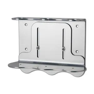 Kustom terpasang di dinding 500ML baja tahan karat pemegang sabun Dispenser Bracket Lock
