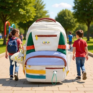<span class=keywords><strong>Sac</strong></span> <span class=keywords><strong>à</strong></span> <span class=keywords><strong>dos</strong></span> de voyage Harajuku American Vintage High School Color-Block - Product Image 3