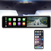 11.26 pouces 1080P voiture rétroviseur caméra DVR lecteur DVD Dash Cam rétroviseur Dashcam avec Carplay Android Auto Wifi GPS ADAS FM