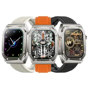Z79 MAX jam tangan cerdas olahraga pria, arloji cerdas BT panggilan GPS NFC layar besar, jam bisnis baja tahan air Z79 max